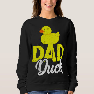 Moletom Mens Cute Duckets Pai Dia de os pais Duck