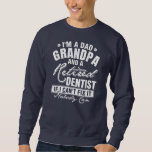 Moletom Mens Dad Grandpa and a Retired Dentist Funny<br><div class="desc">Mens Dad Grandpa and a Retired Dentist Funny XmasFather's day Gift. Perfect gift for your dad,  mom,  papa,  men,  women,  friend and family members on Thanksgiving Day,  Christmas Day,  Mothers Day,  Fathers Day,  4th of July,  1776 Independent day,  Veterans Day,  Halloween Day,  Patrick's Day</div>