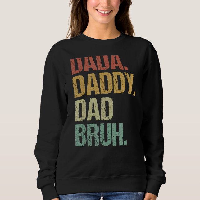 Moletom Mens Dada Pai Bruh Que Adora De Son Boys F (Frente)