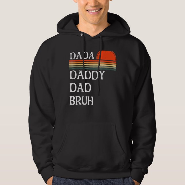 Moletom Mens Dada Pai Pai Bruh Pai Sunset (Frente)