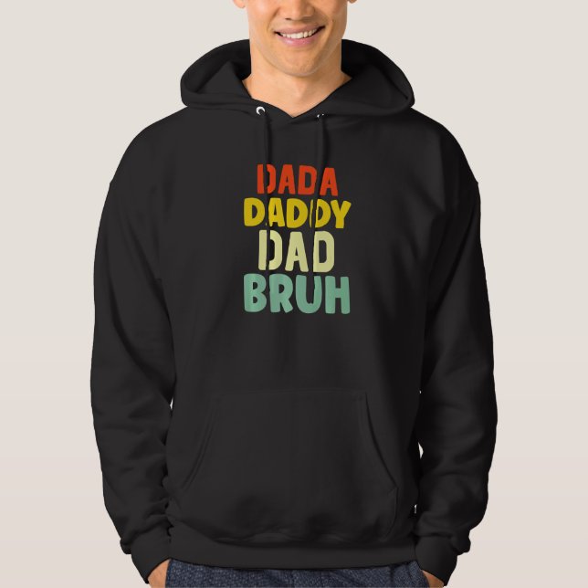 Moletom Mens Dada Pai Pai Bruto Pai 1 (Frente)