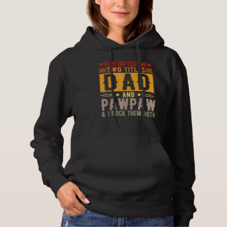 Moletom Mens Deus Me Deu Dois Títulos De Pai E Pawpaw Fath