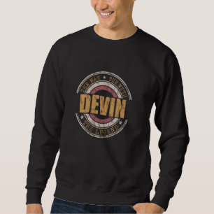 Moletom Mens Devin O Homem O Mito O Nome Da Legenda