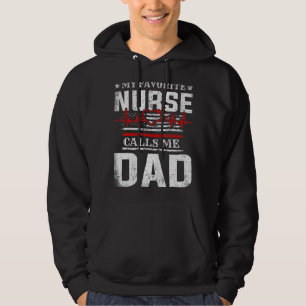 Moletom Mens Dia de os pais Minha Enfermeira Favorita Me C