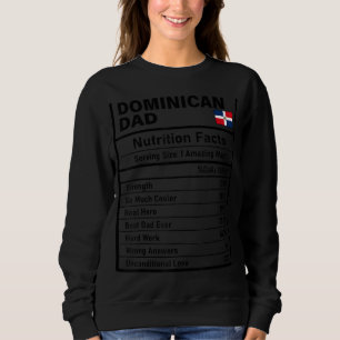 Moletom Mens Dominicana Nutrição de Pais Fatos Dia de os p