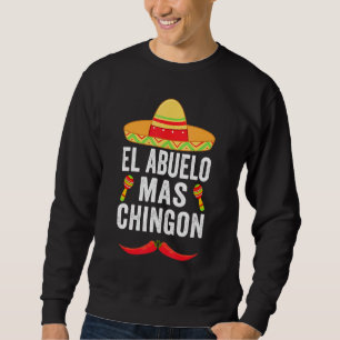Moletom Mens El Abuelo Mas Chingon - Avô Mexicano E D