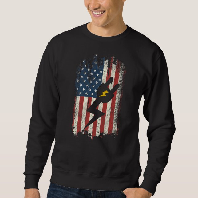 Moletom Mens Electric Cable Engineering Eletronics America (Frente)