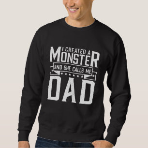 Moletom Mens Eu Criei Um Monstro Ela Me Chama De Pais Pais