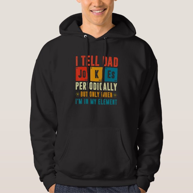 Moletom Mens, Eu Digo Às Piadas Do Pai Periodicamente, Div (Frente)