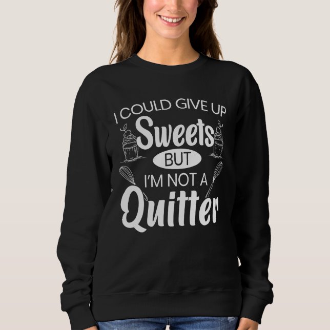 Moletom Mens Eu Poderia Desistir De Doces Mas Não Sou Um D (Frente)