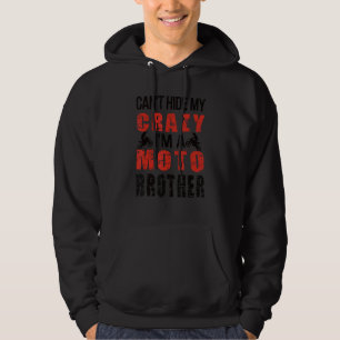 Moletom Mens, eu sou um Irmão Motocross, irmão Motocross
