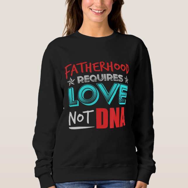 Moletom Mens Fatherhood Requer Amor Não Adn (Frente)