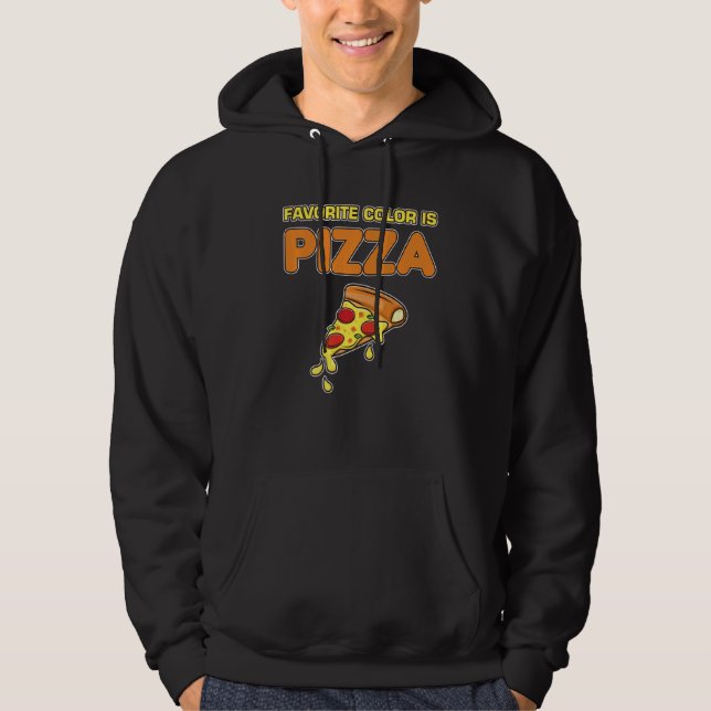 Moletom Mens Favoritos É Pizza Pepperoni Carbohydra (Frente)