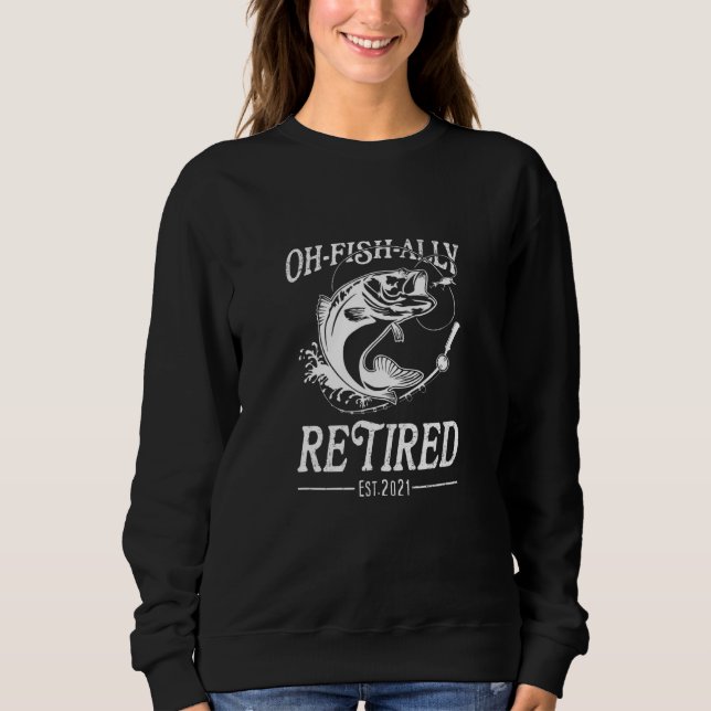 Moletom Mens Fishingretirementplan - Ofishal Reformado (Frente)
