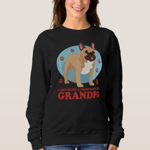 Moletom Mens French Bulldog Avô Dog Proprietário do Bulld