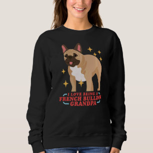 Moletom Mens French Bulldog Avô Dog Proprietário do Bulld