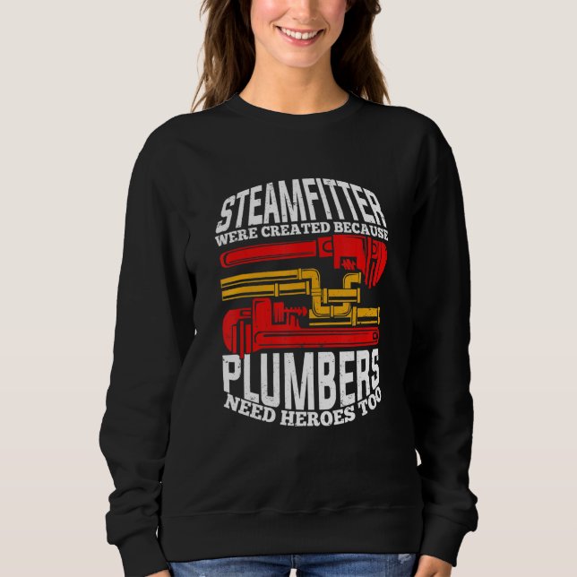 Moletom Mens Funny Steamfitter Pipefitter (Frente)