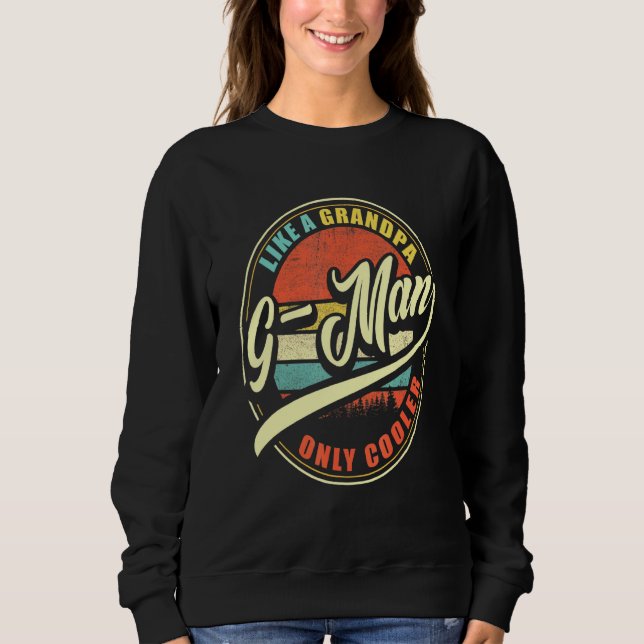 Moletom Mens G-Man Como Um Avô Só Mais Frio (Frente)