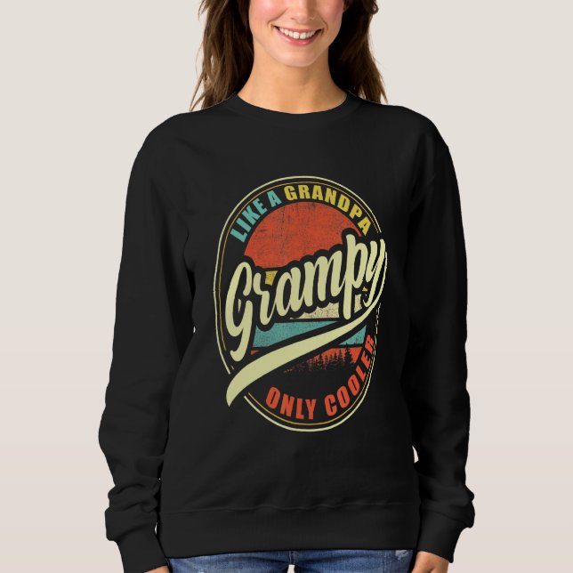 Moletom Mens Grampy Como Um Avô Só Mais Frio (Frente)