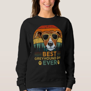 Moletom Mens Greyhound Dog Vintage Melhor Gordura de Pai G