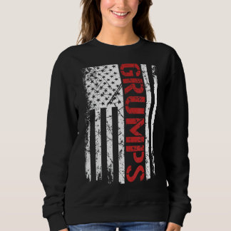 Moletom Mens Grumps Vintage Usa Bandeira Americana Para Pa