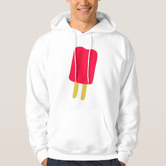 Moletom Mens Hoodie (picolé vermelho) (Frente)
