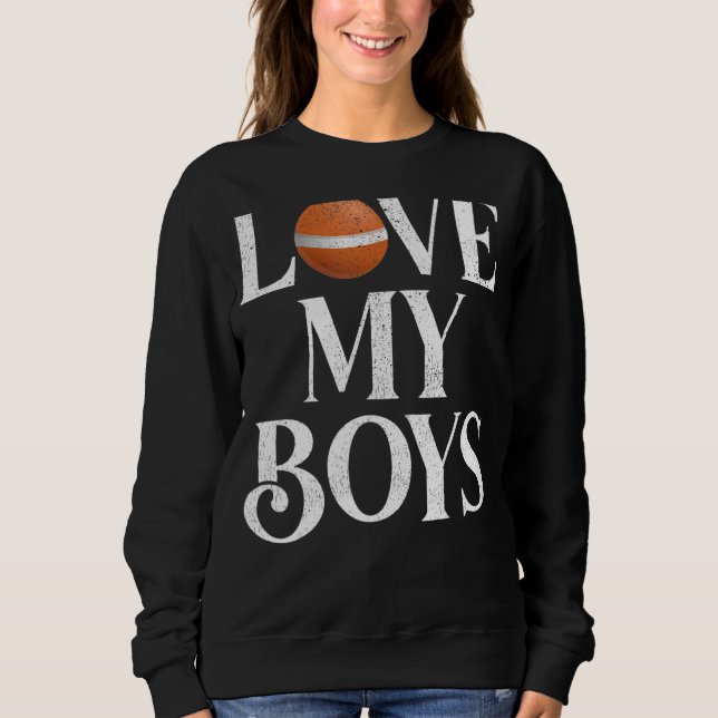 Moletom Mens I Love My Boys Croquet Croquet Pai (Frente)