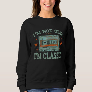 Moletom Mens I'm Not Old I'm Classic  Cassette Graphic