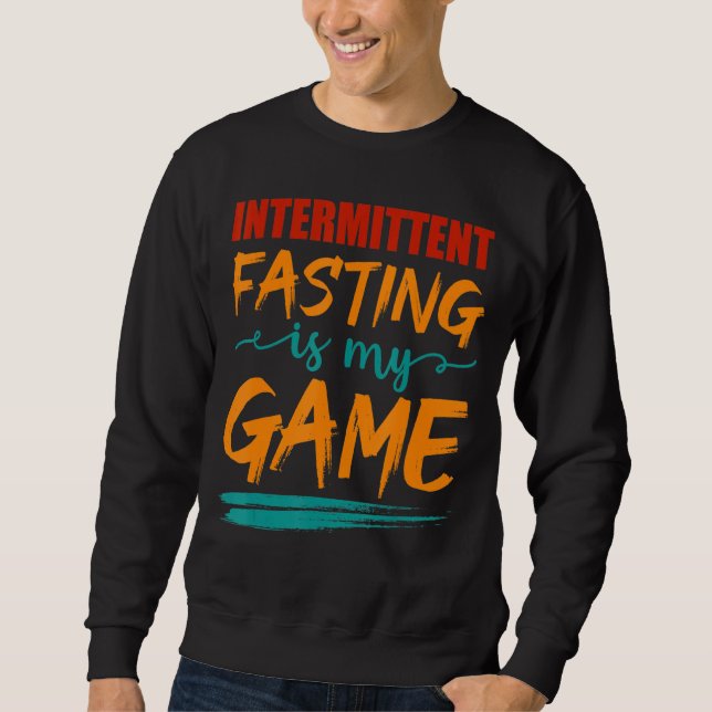 Moletom Mens Intermitente Faste É Meu Jogo Nutricional H (Frente)