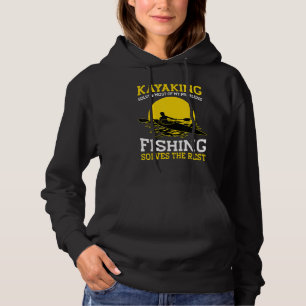 Moletom Mens Kayaking Canoeing Kayak Angler Fish