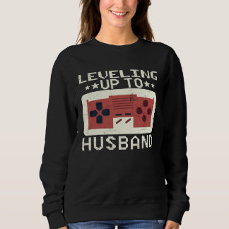 Moletom Mens Leveling Up to Husband Bachelor Party Gamer E