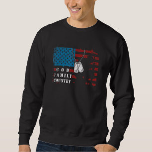 Moletom Mens Liberty - Orgulhoso País da Família Deus Sold