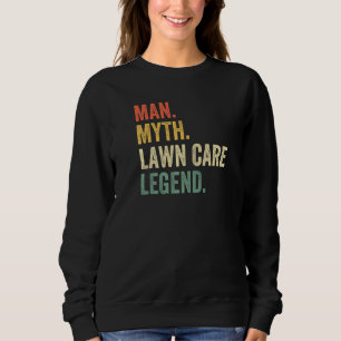 Moletom Mens Man Myth Lawn Care Legenda de Remo Gardener D