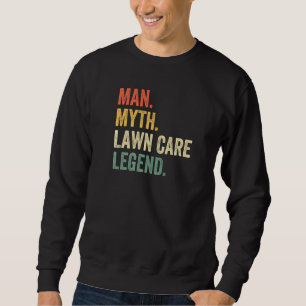 Moletom Mens Man Myth Lawn Care Legenda de Remo Gardener D