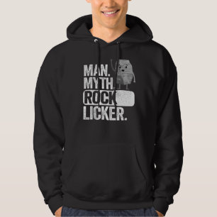 Moletom Mens Man Myth Rock Licker Pai Vovô Piada Geologia