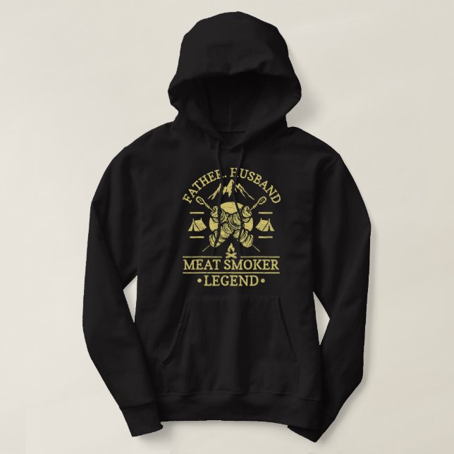 Moletom Mens Meat Smoking Pai Grieling (Frente do Design)
