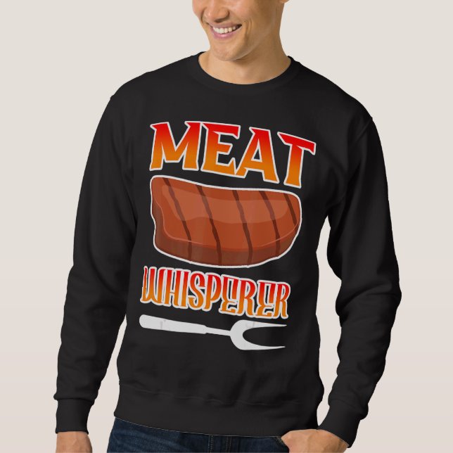 Moletom Mens Meat Whperer Griller Men Grill (Frente)