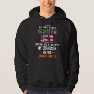 Moletom Mens Meu Avô Veste Combater Botas Orgulhosas Nacio