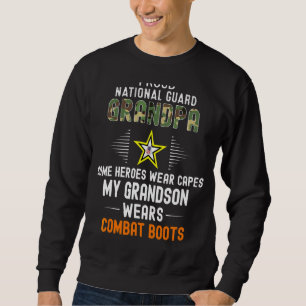 Moletom Mens Meu Avô Veste Combater Botas Orgulhosas Nacio