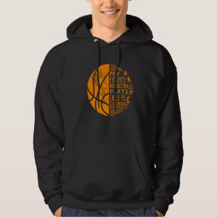 Moletom Mens Meu Jogador De Basquete Favorito Me Chama Vov
