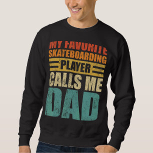 Moletom Mens Meu Jogador De Skateboard Favorito Me Chama D