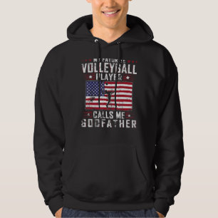 Moletom Mens Meu Jogador De Voleibol Favorito Me Chama De 