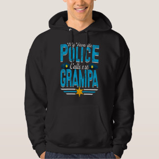 Moletom Mens Minha Polícia Favorita me chama de D do Pai d