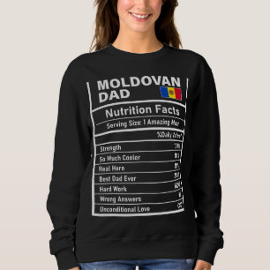 Moletom Mens Moldovan Pai Facts Dia de os pais Nat