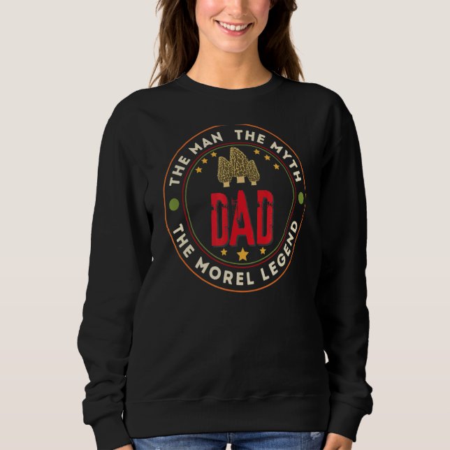 Moletom Mens Morel Mushroom Pai Man Myth (Frente)
