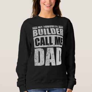 Moletom Mens My Favorite Builder Me chama Da do Pai do Pai