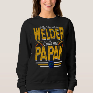 Moletom Mens My Favorite Welder Me Chama Papaw Welder Pap