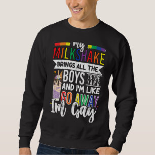 Moletom Mens My Milkshake Traz Rapazes Lgbtq Orgulho gay M