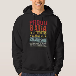 Moletom Mens Orgulhosos Baba De Um Avô Baba
