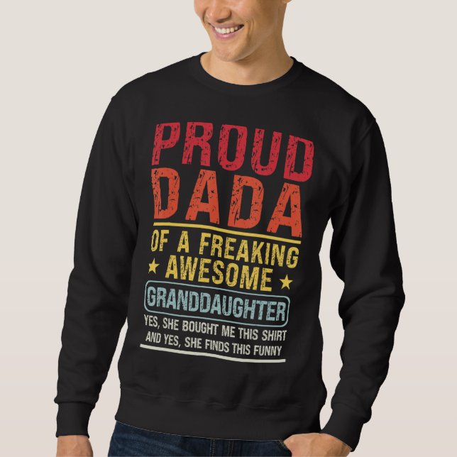 Moletom Mens Orgulhosos Dada Da Avó Dada Avô (Frente)